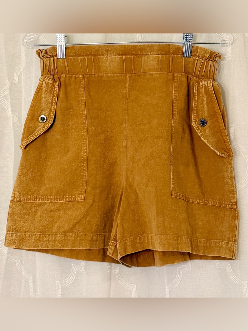 Jane and Delancey Rust High Waisted Shorts | Size Small